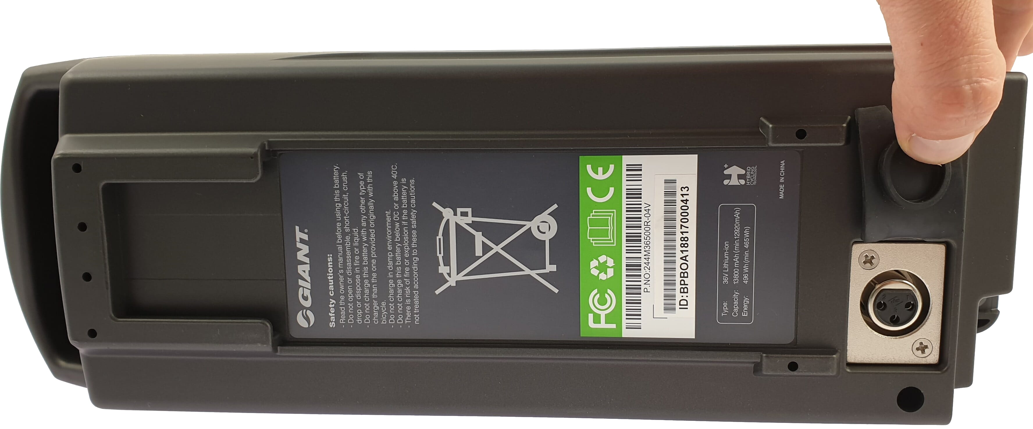 Giant EnergyPak luggage rack battery 500 Wh | eBike24