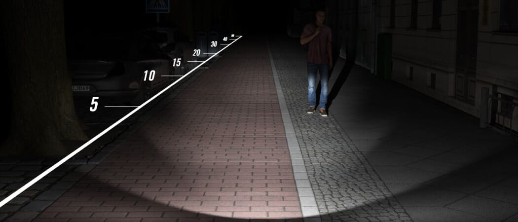 Herrmans H-Black MR8 LED e-bike headlight - light image