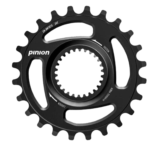 Pinion MGU chainring transmission