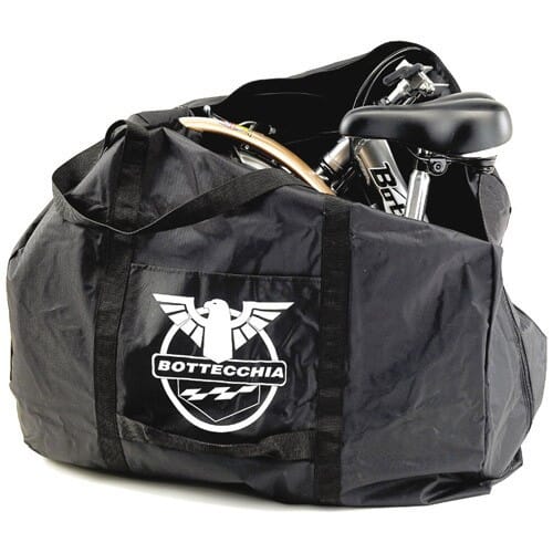 Transport bag for folding wheels. e. g. for flyers