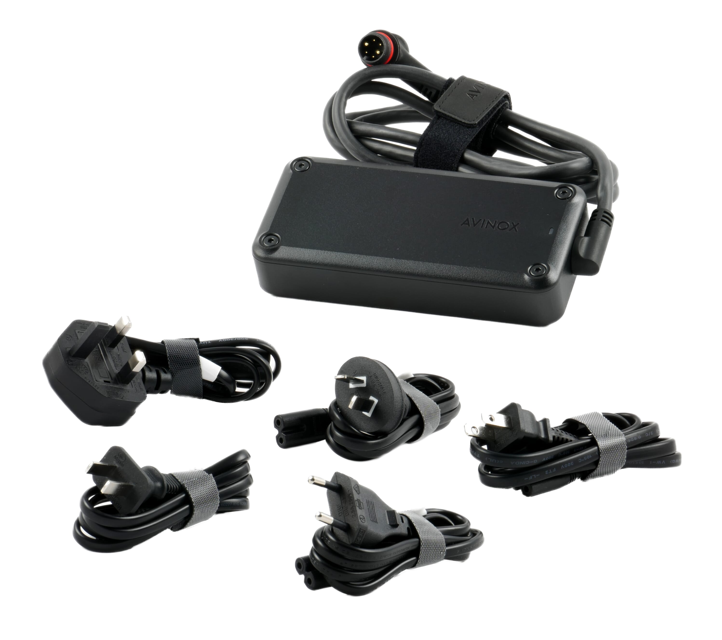 DJI Avinox 4A charger (round plug) with power cable set