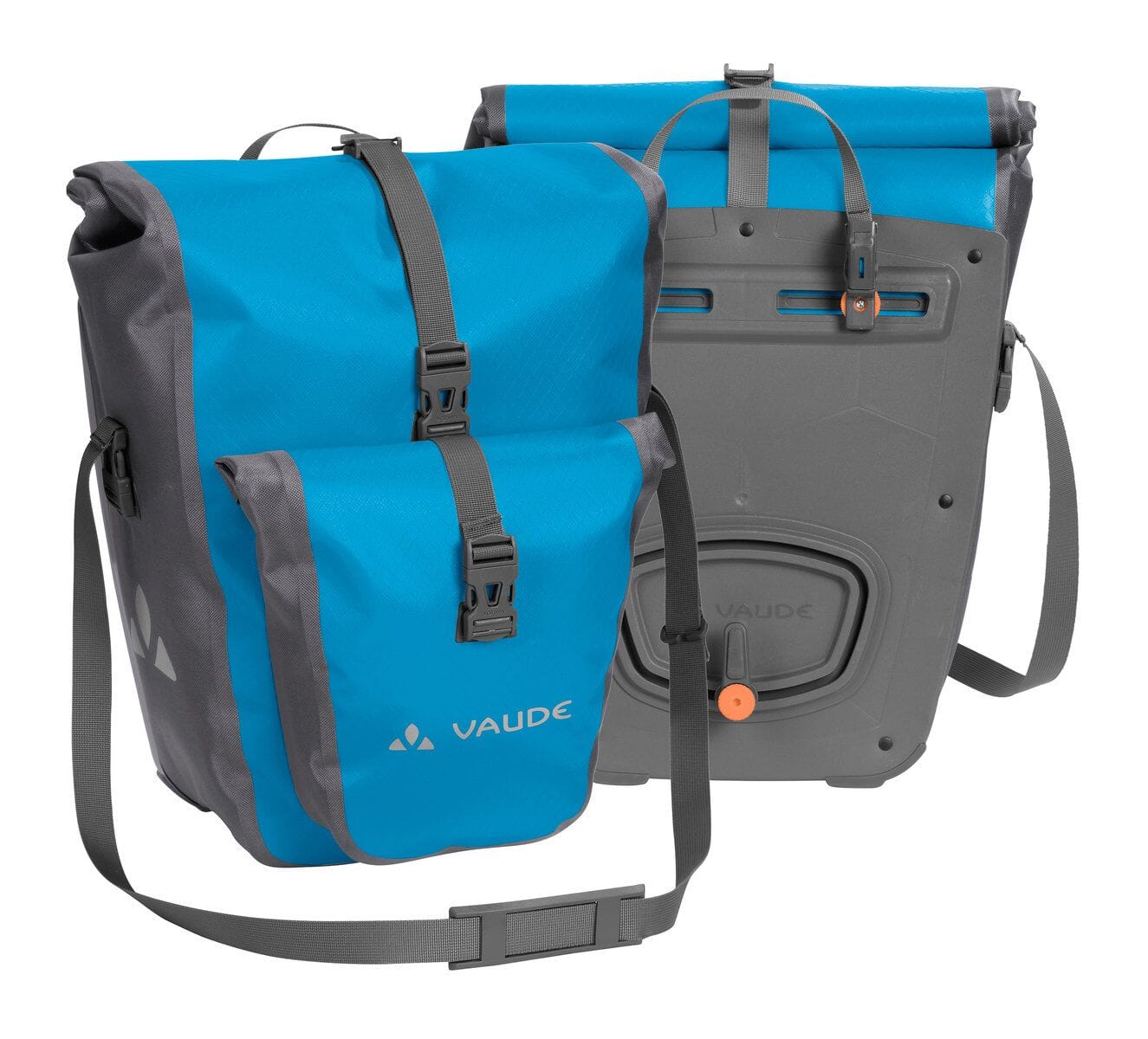 Vaude Aqua Back Plus E-Bike Rear Pannier Pair - light blue