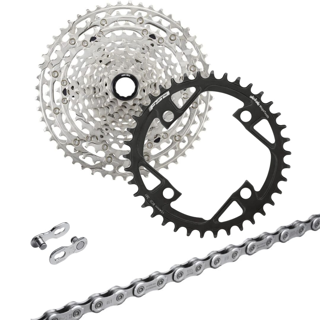 Bosch Gen.4/Gen.5 E-Bike Verschleiß-Set Shimano Deore 12-fach - Spider Mount