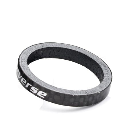 REVERSE Spacer 10mm Carbon 1 1/8" (black) 5 mm