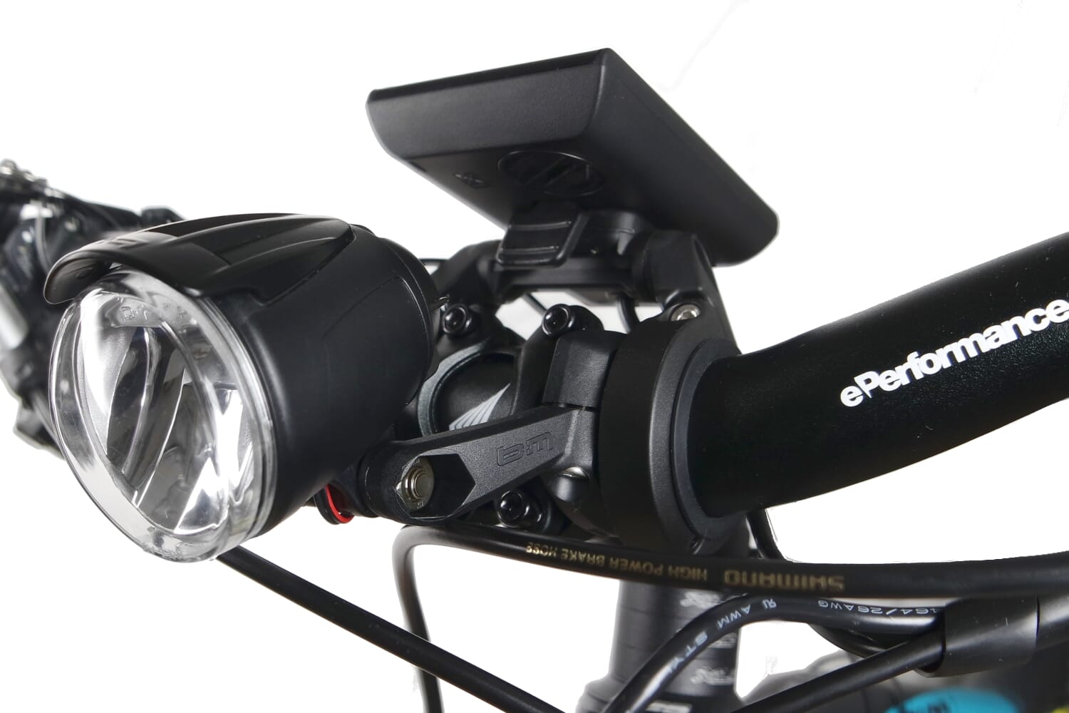 B&M handlebar holder on Haibike with Yamaha Display
