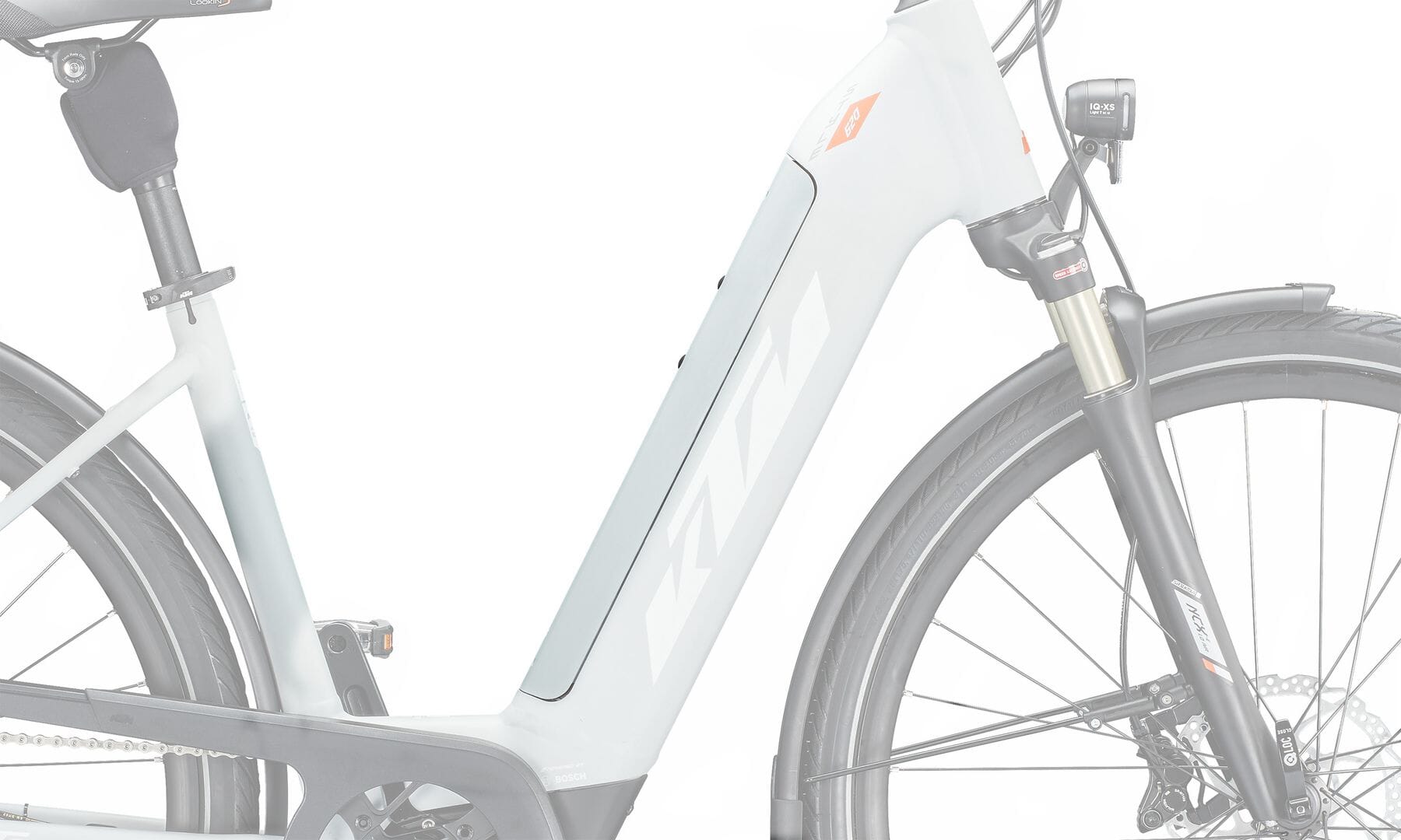 KTM PowerTube 625 Battery Cover - 2020 Step-through Titangrey Matt