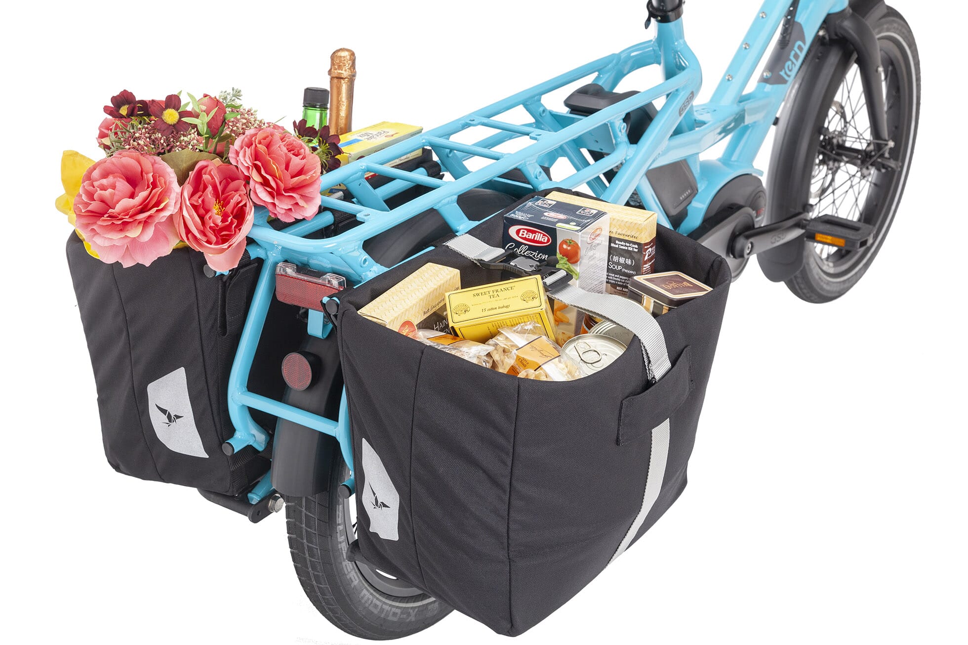TERN Cargo Hold 37 Panniers - luggage carrier bags as basket