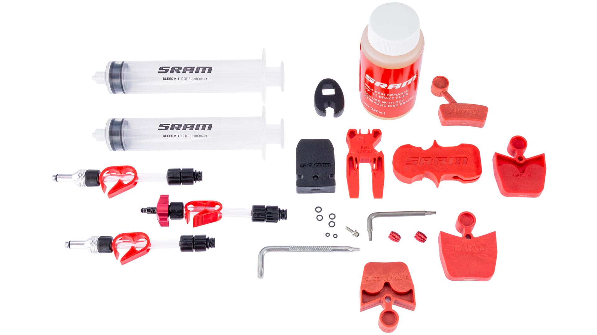 SRAM disc brake bleeding kit