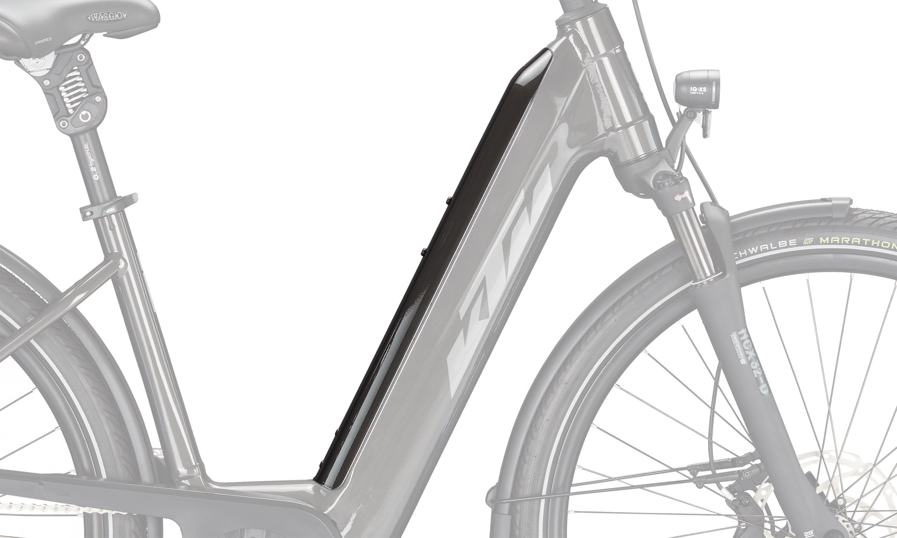 KTM PowerTube 750 Battery Cover 2023 - low entry machine grey