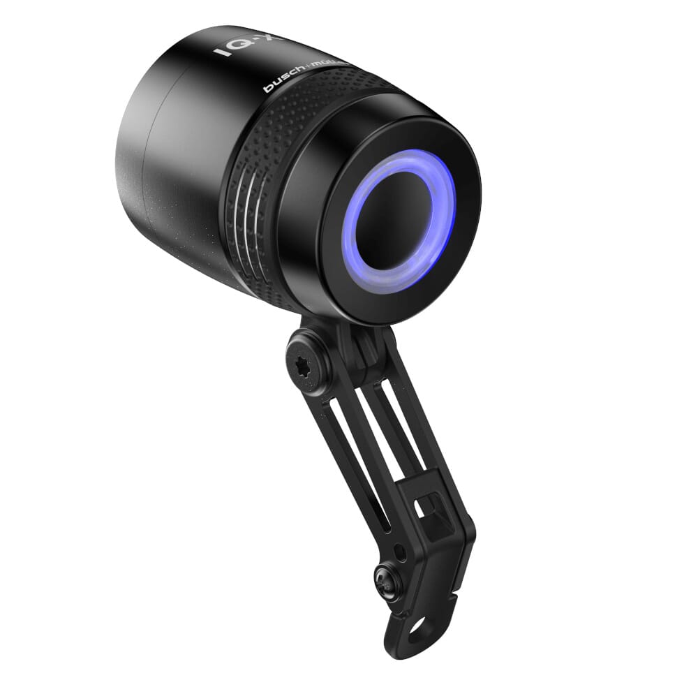 LED EBike Scheinwerfer Lumotec IQ-X E Busch Müller - schwarz