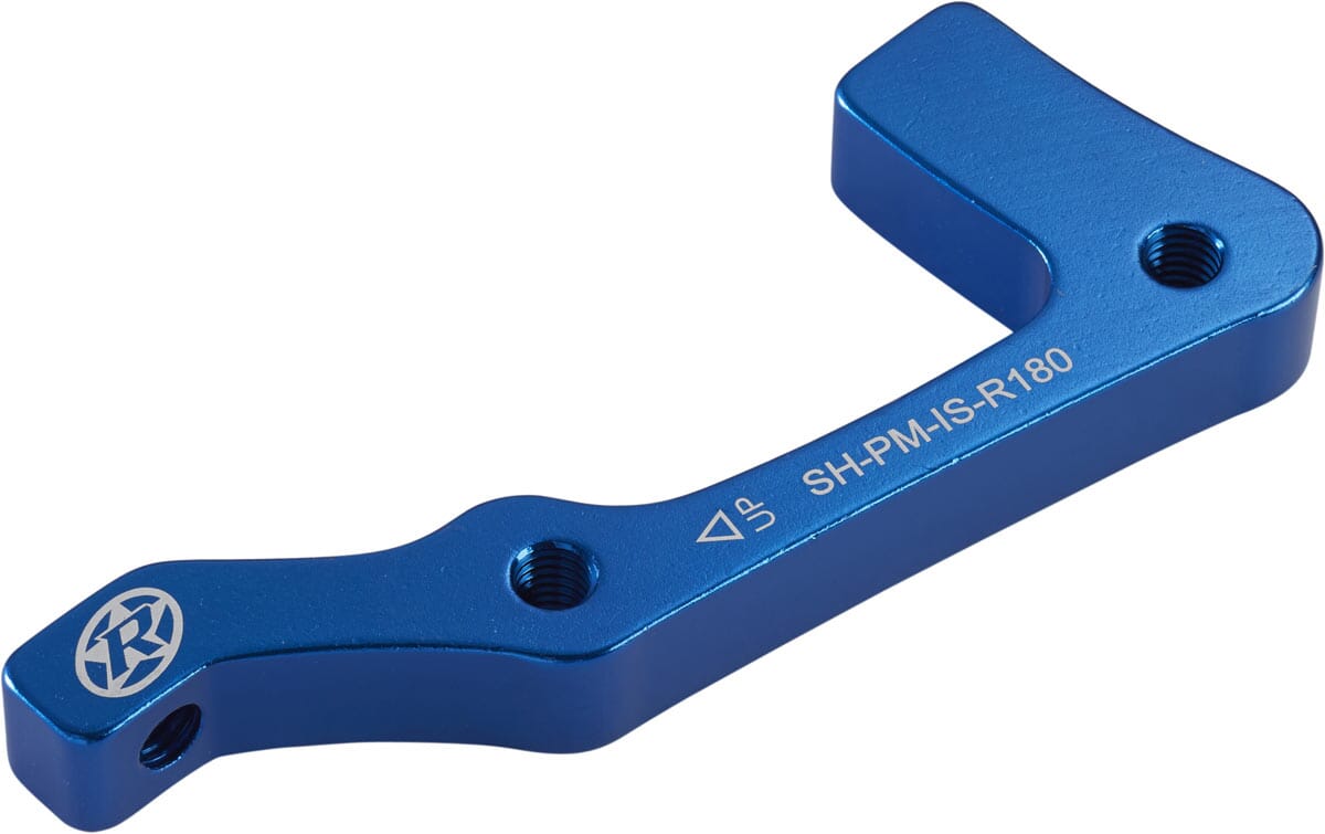 REVERSE Brake Disc Adapter IS-PM 180 Shimano HR blue