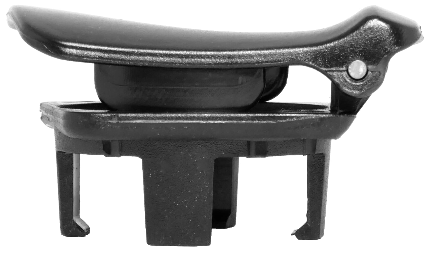 KTM charging socket cover matt, black, side view