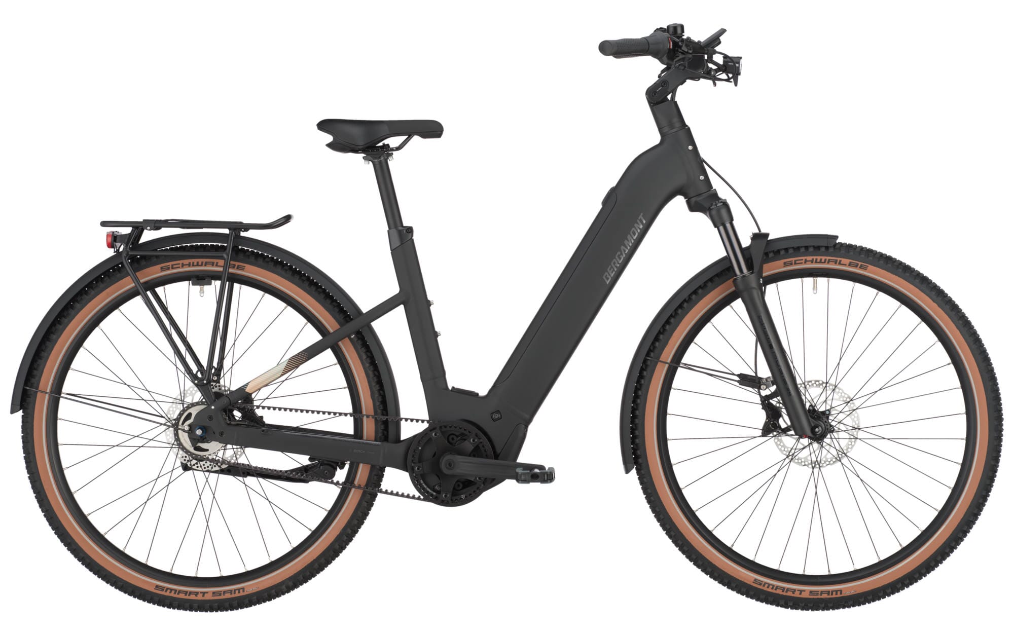 Bergamont E-Horizon SUV 20 Belt - Step-through bike black