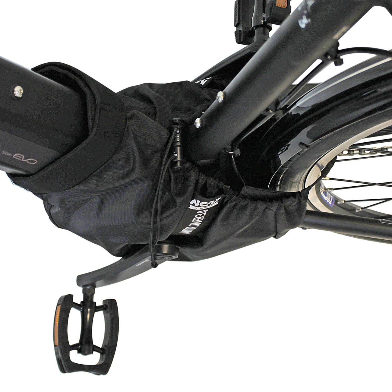 NC-17 Connect Motor Cover 3.0 mounted from above