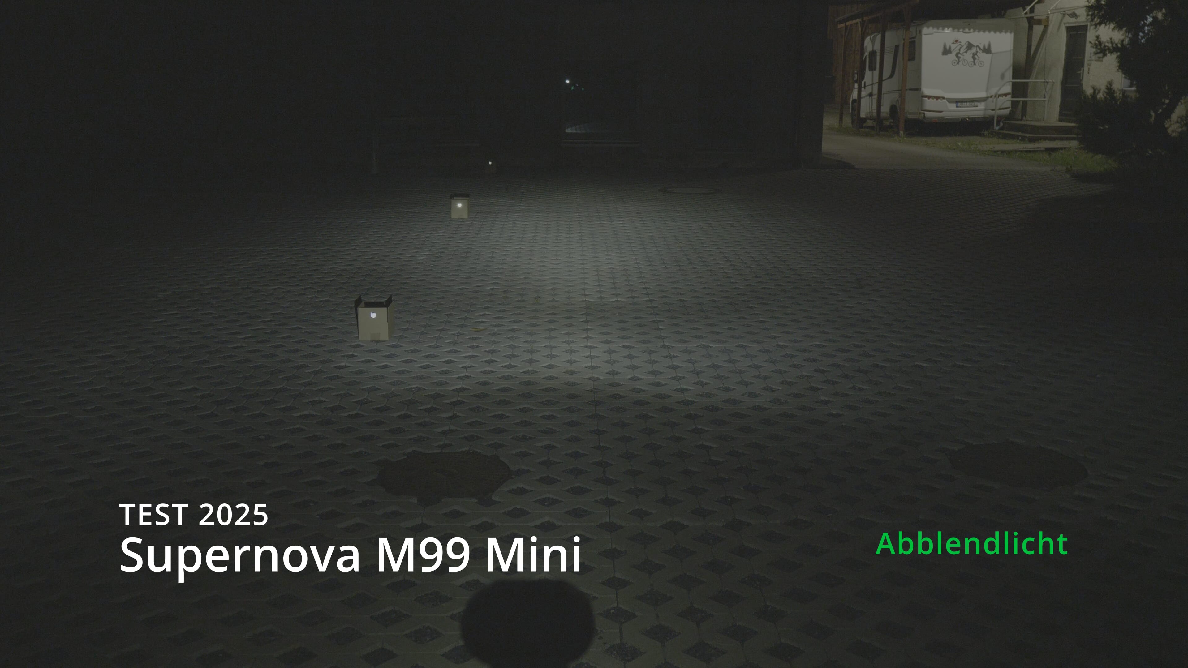 Supernova M99 Mini Pure - Headlight test low beam