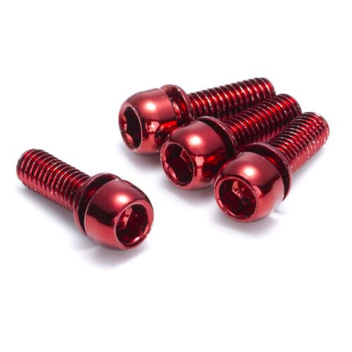 REVERSE Brake adapter screw set 4 pcs. M6x18mm gold