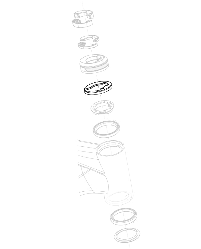 Orbea Kemen headset cover - assembly sequence