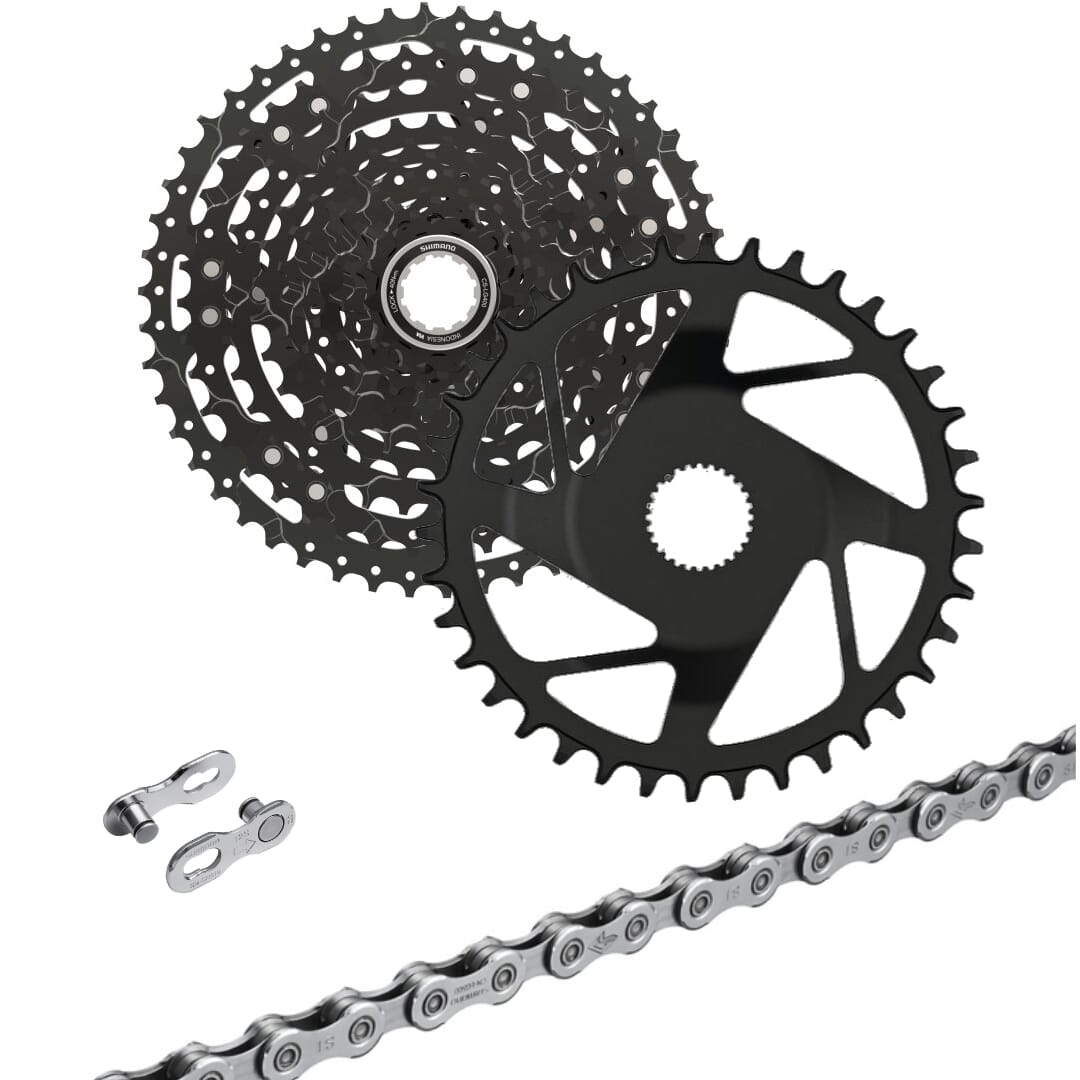 Bosch Gen.4/Gen.5 E-Bike Verschleiß-Set Shimano Cues LinkGlide 11-fach - Direct Mount - 11-50 Zähne