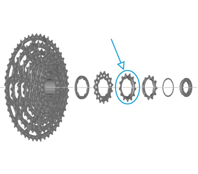 SHIMANO Ritzel für CS-LG600 13