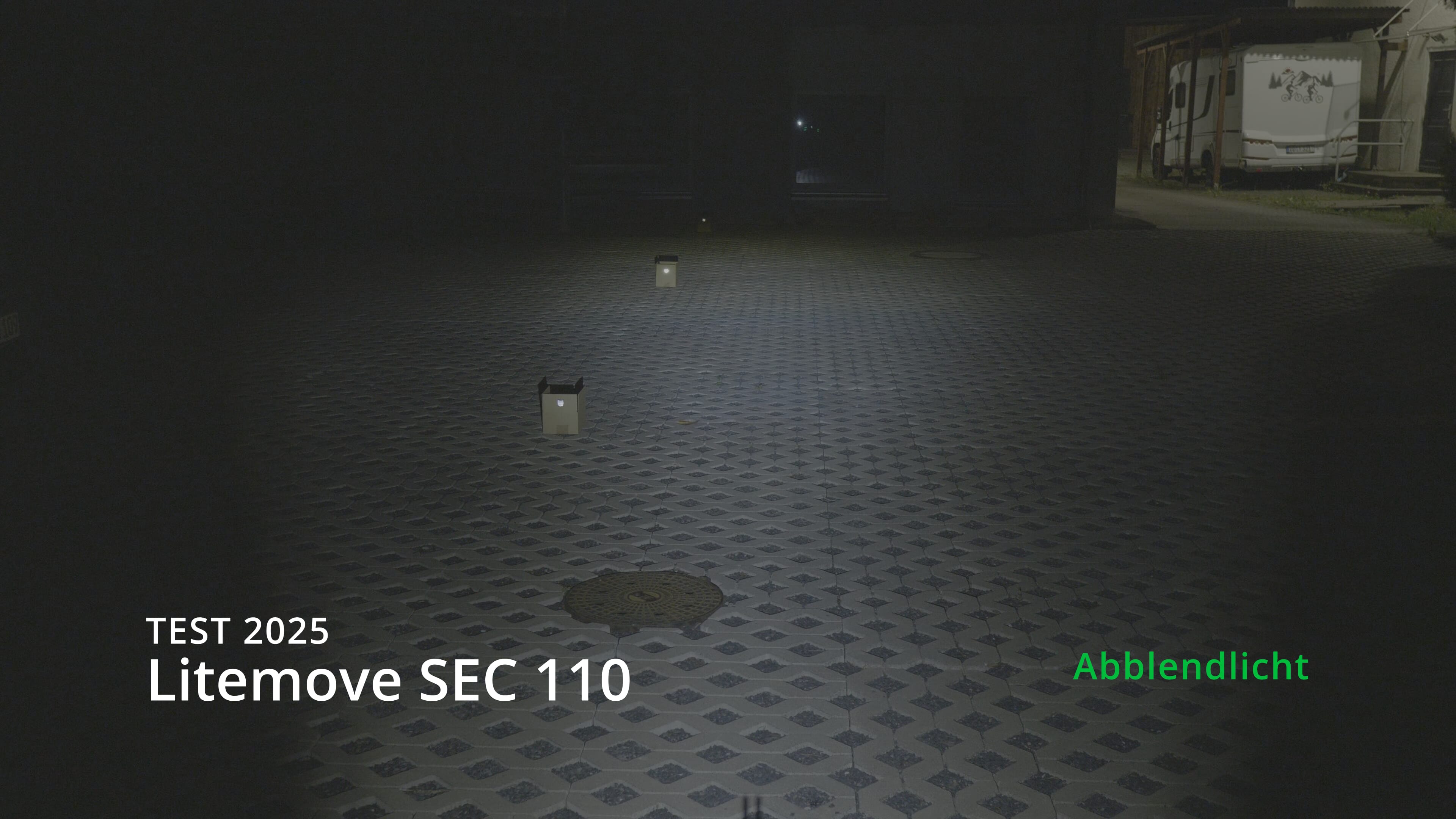 Litemove SEC-110 - Headlight test low beam