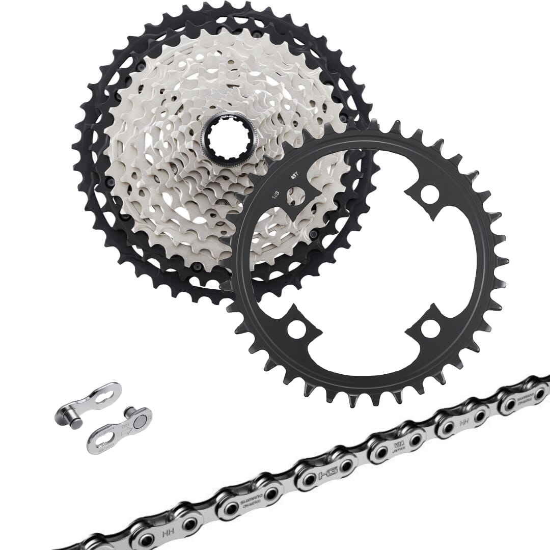 Bosch Gen.4/Gen.5 eBike wear set Shimano Deore XT 12-speed - Direct Mount 10-45 teeth