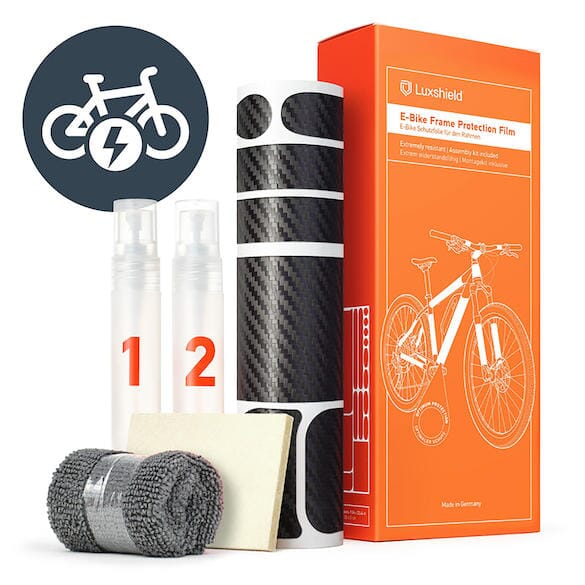Luxshield paint protection film eBike Universal Set Carbon