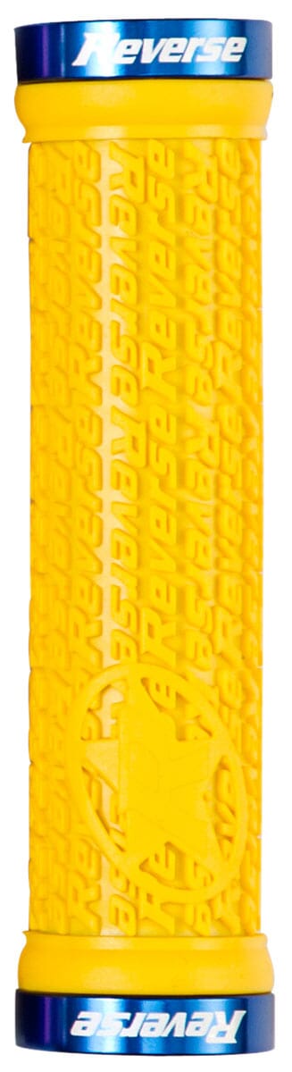REVERSE grip Stamp Lock On Ø30mm x 135mm yellow/blue