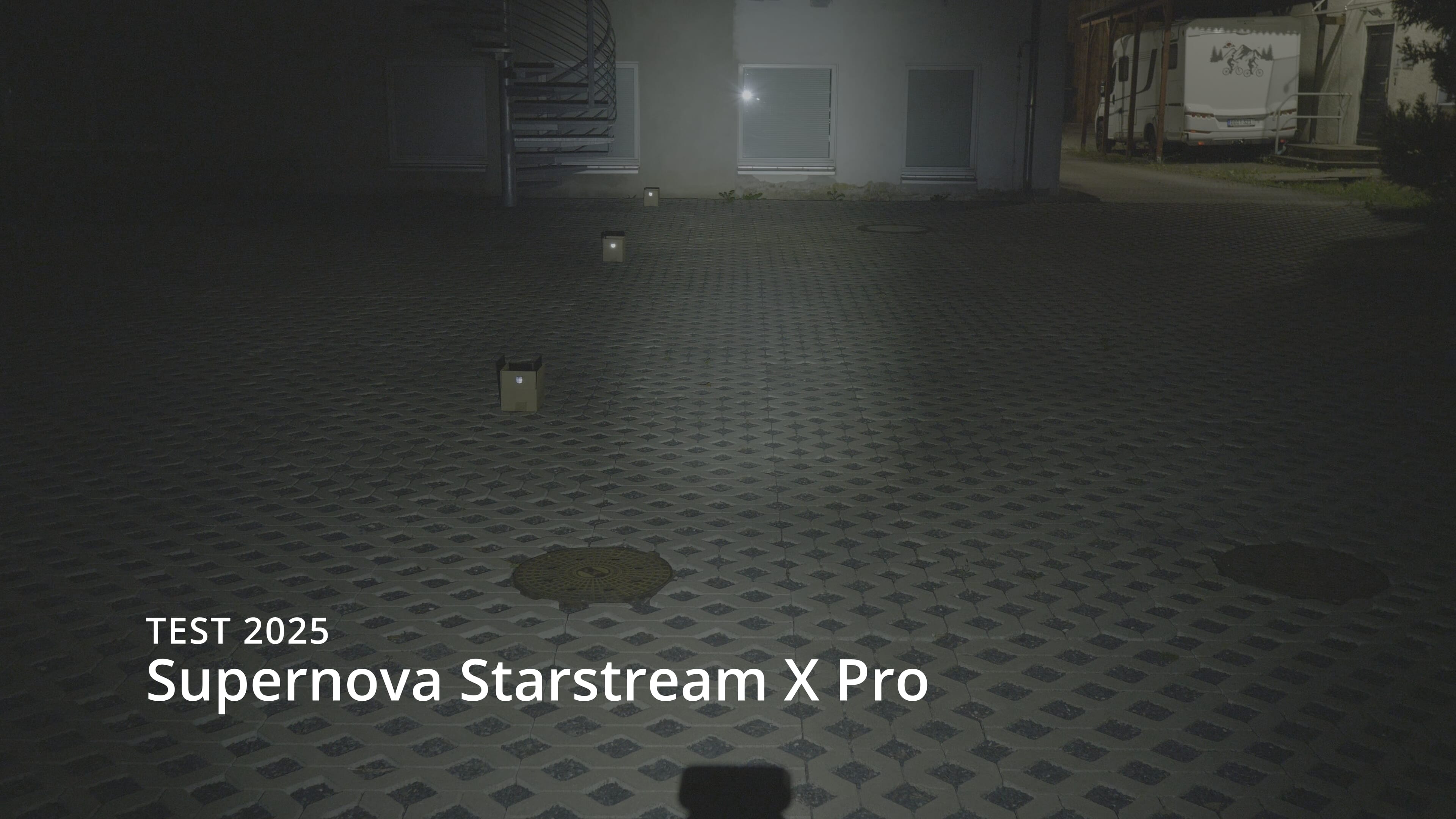 Supernova Starstream X PRO - Headlight test high beam