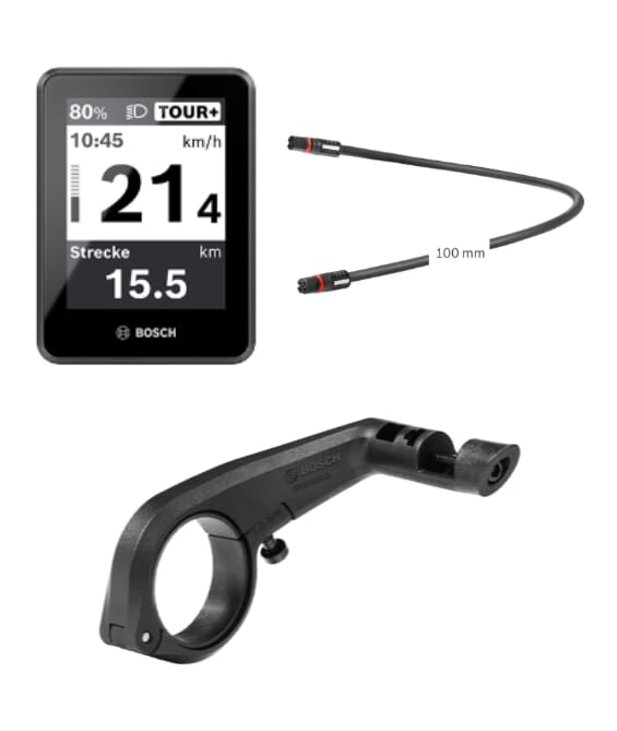 Bosch Intuvia 200 retrofit set - 31.8mm clamp & 100mm display cable