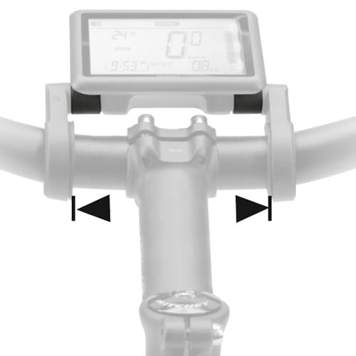 KlickFix Display Distanzscheiben Spacer für Yamaha und Giant Displays