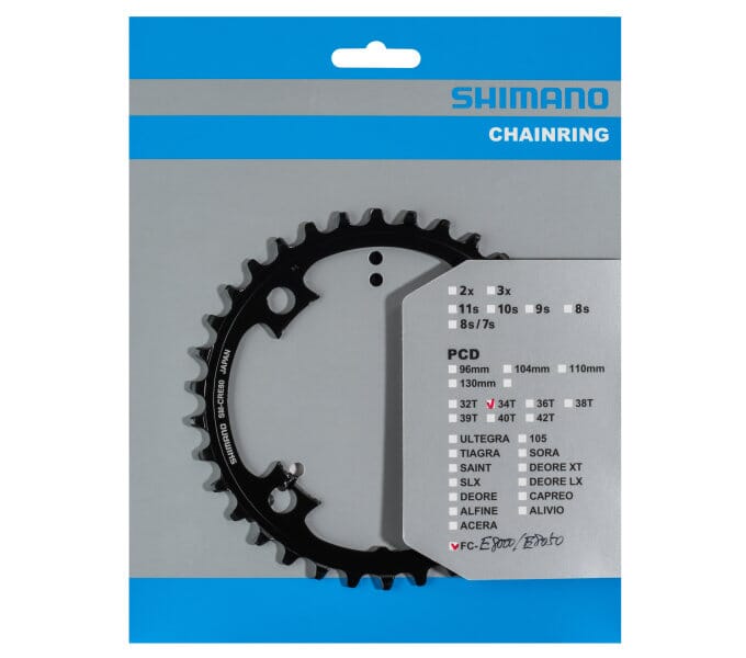 SHIMANO STEPS SM-CRE80 12-speed chainring | steel | 104 BCD