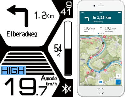 Yamaha Multi LCD Display Typ C - Navigation