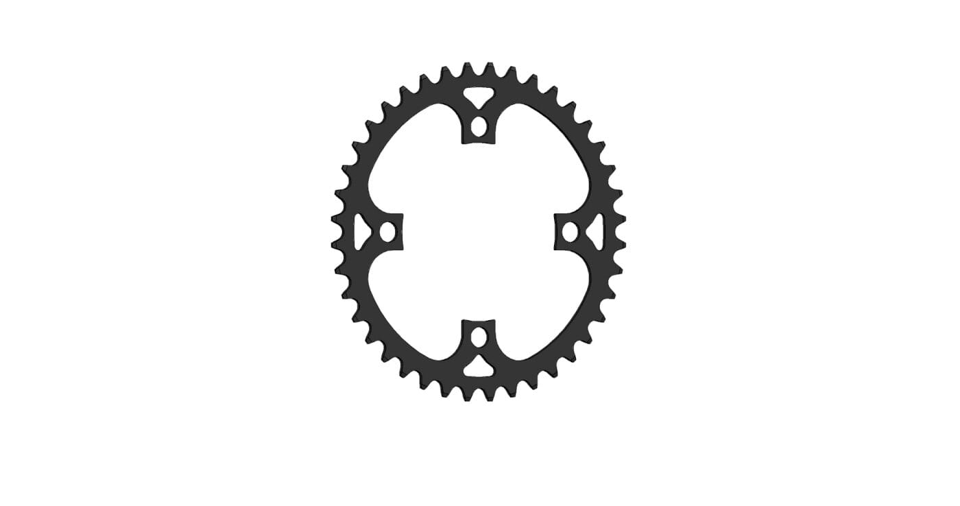 Kettenblatt für Bosch Gen 1, Gen 3 + Gen 4 40 Zähne | 1/2 x 3/32 flach