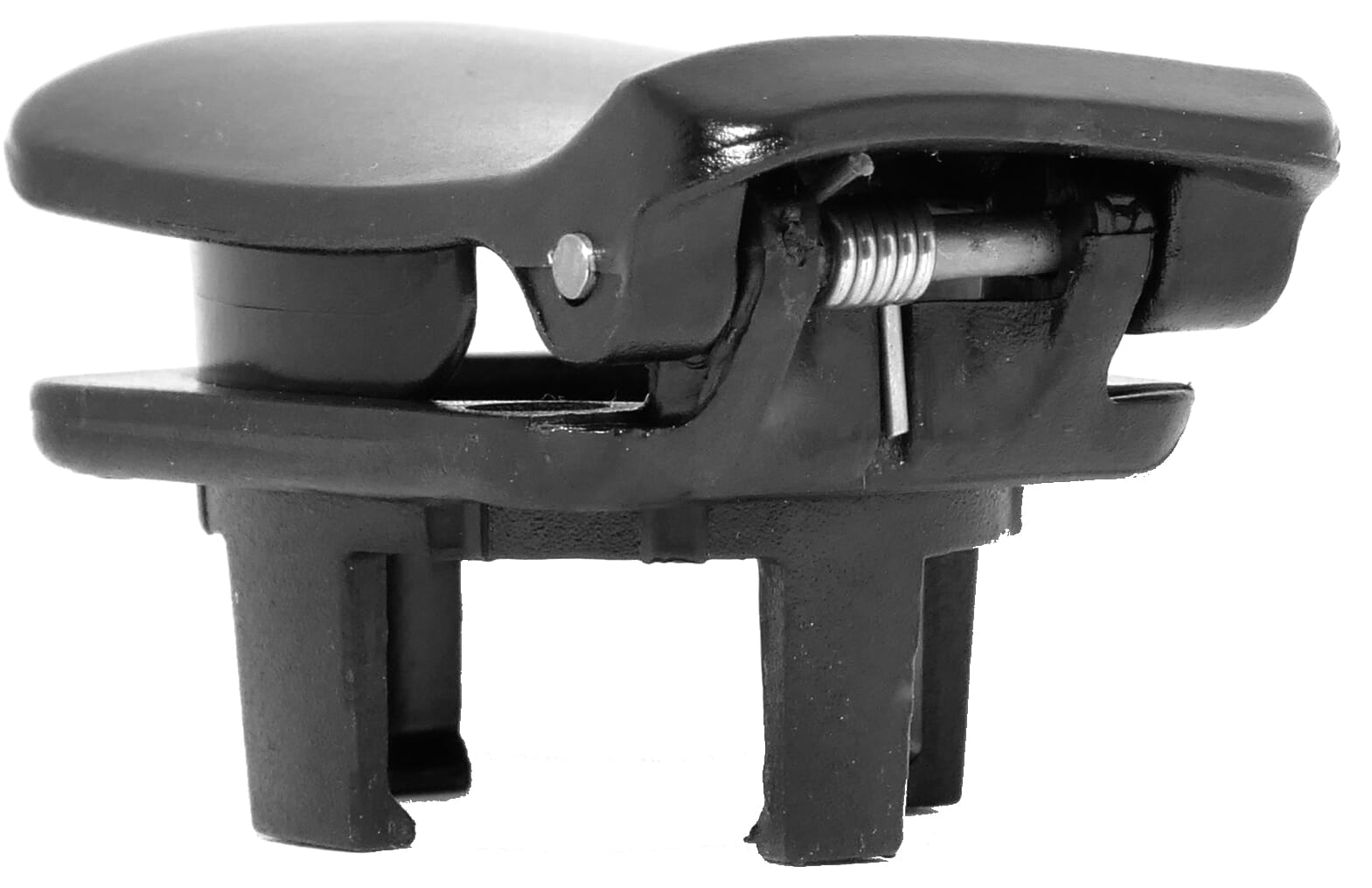 KTM charging socket cover matt, black, rear view