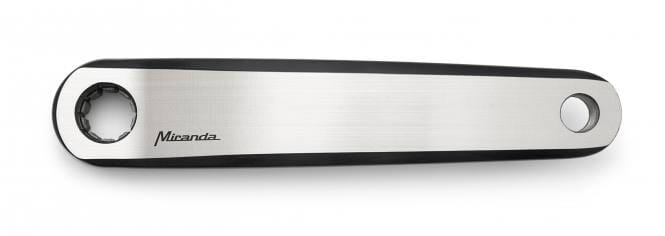 Miranda Delta Double Crankset - Silver/Black