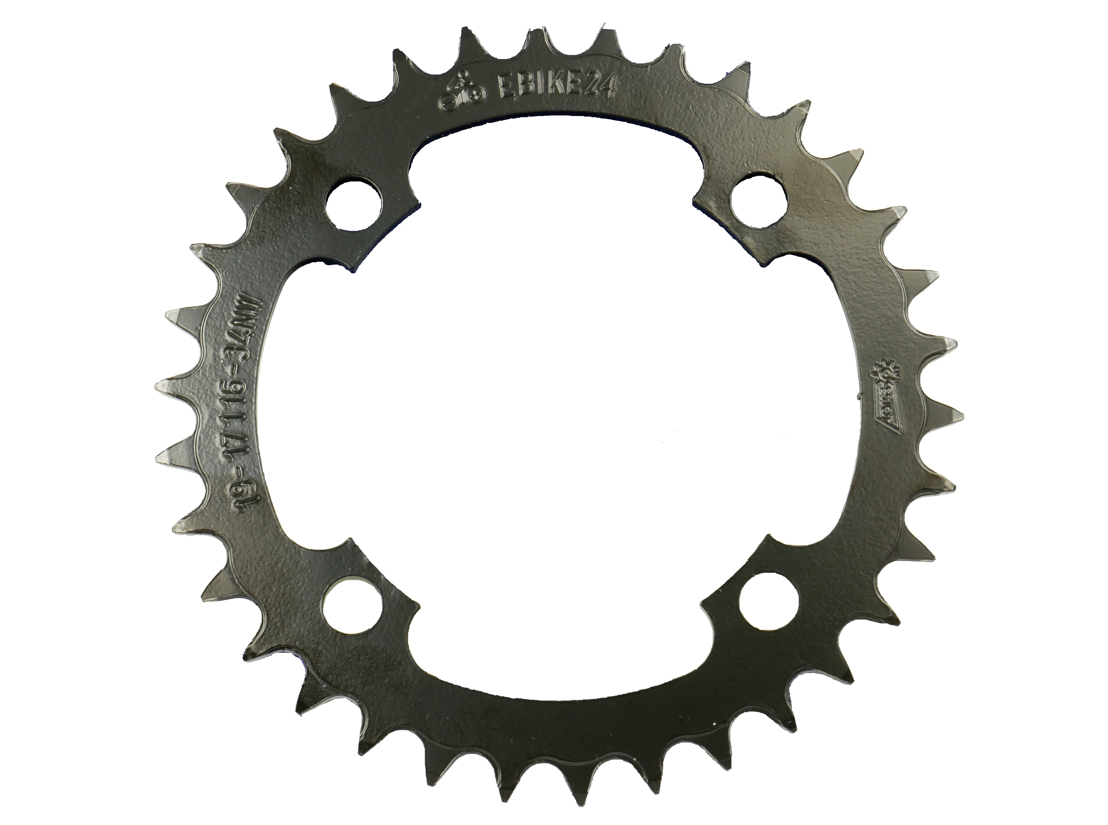 EBIKE24 Narrow Wide chainring 104 stahl 4-arm 34