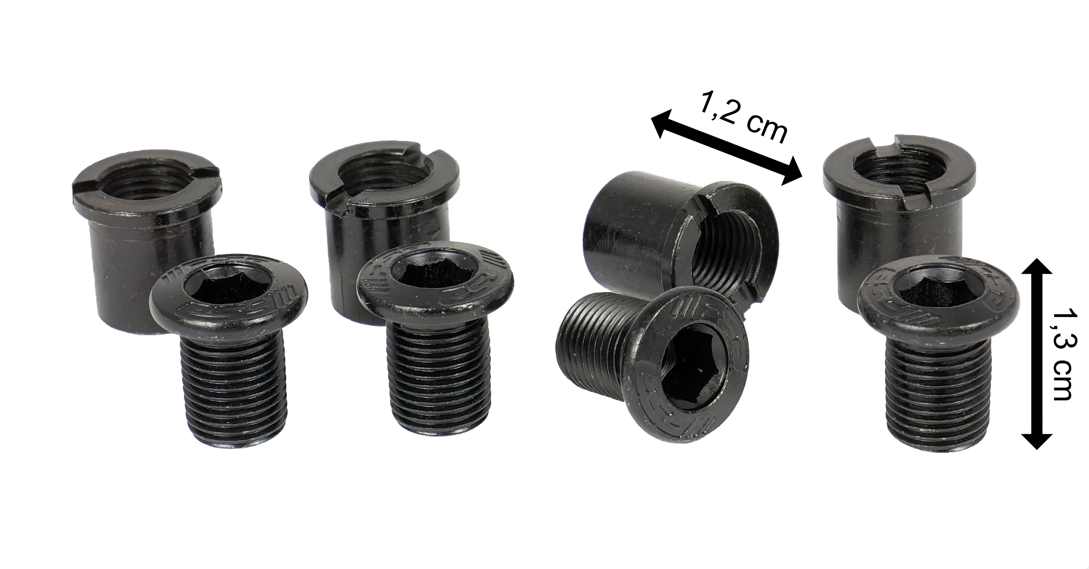 FSA e-bike chainring bolt set - 1-speed without chain guard