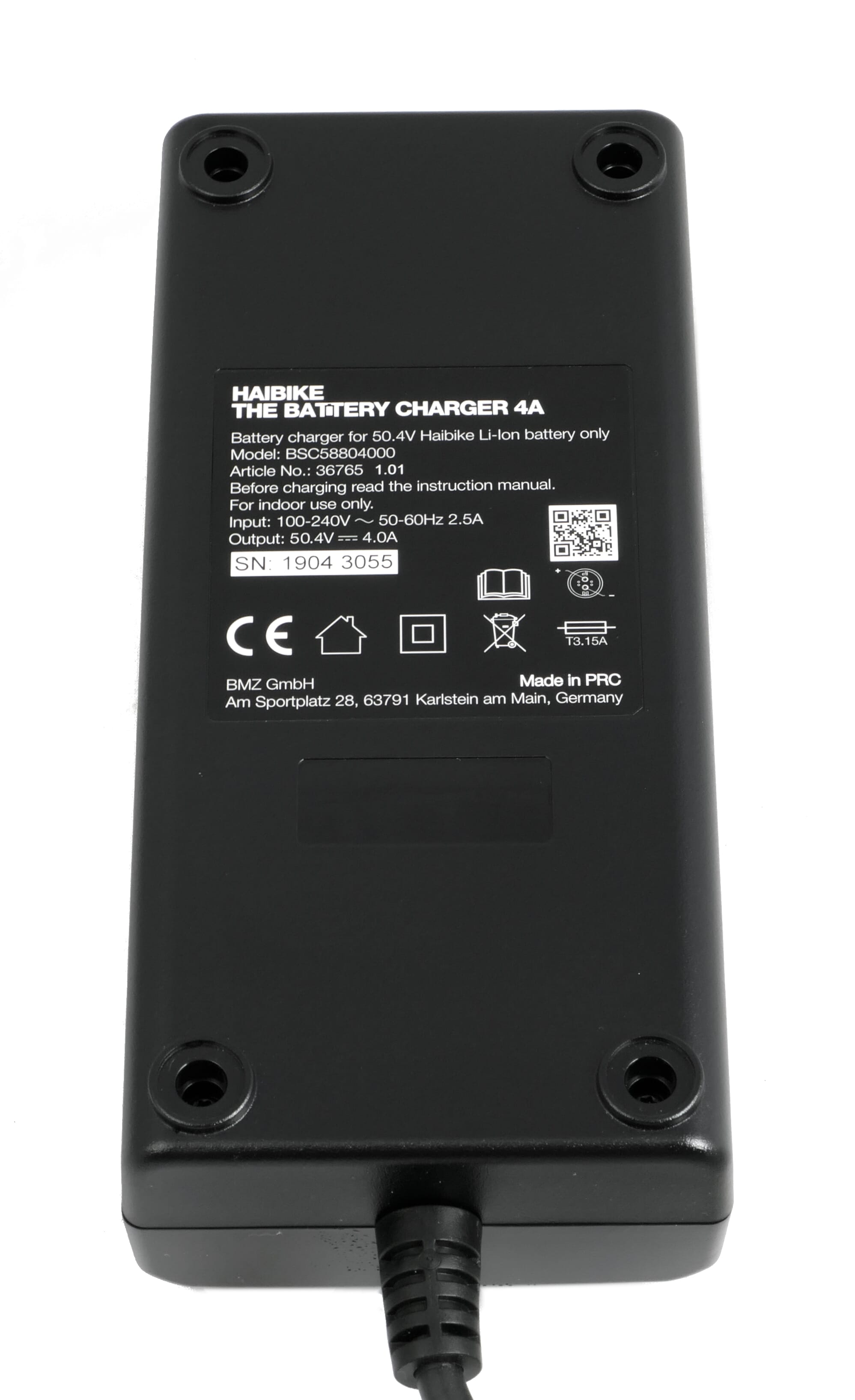 Battery Charger Haibike Flyon 4A 50,4V