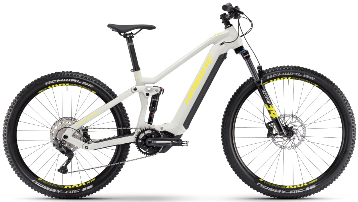 Haibike AllTrail 3 - 2023 light warm grey/ neon yellow