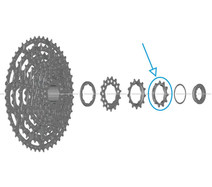 SHIMANO sprocket for CS-LG600 11