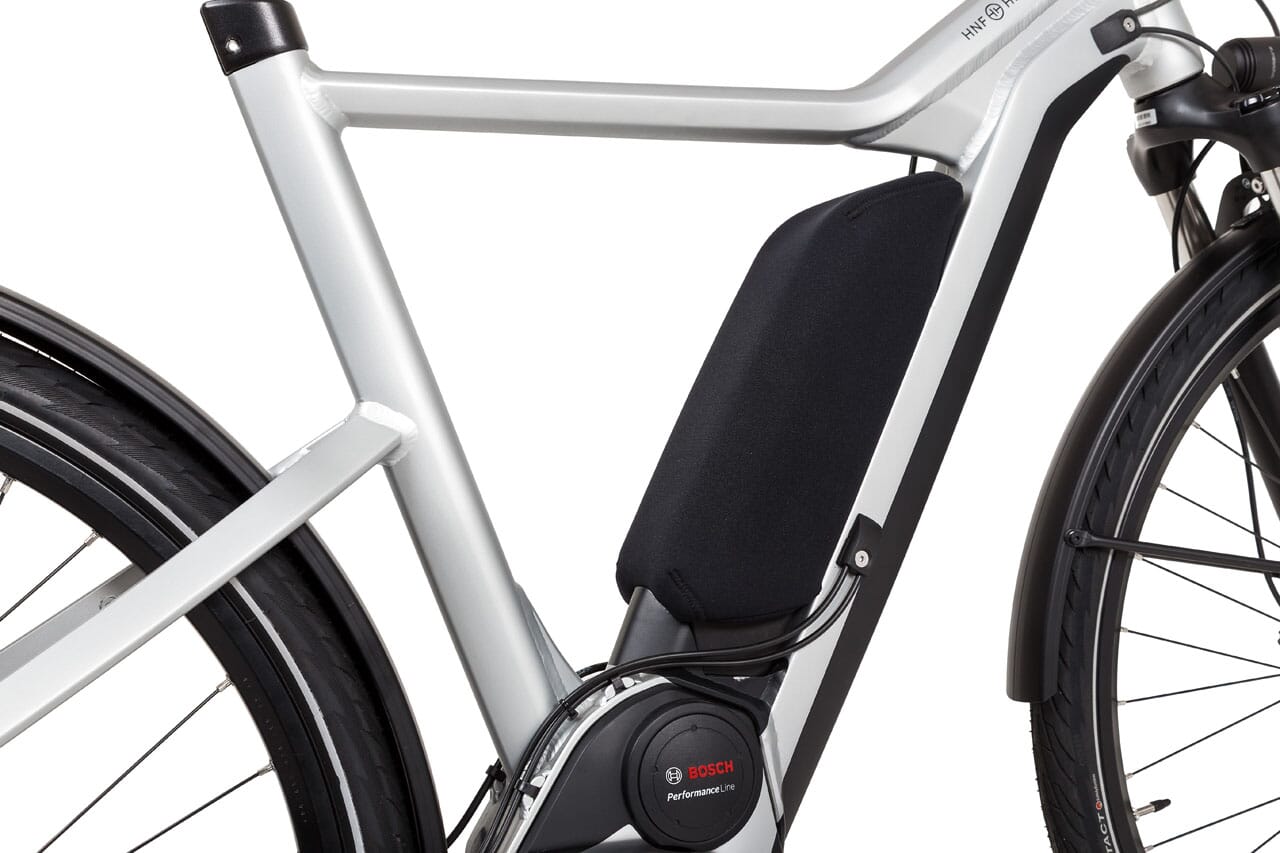 FAHRER Neoprene Protective Cover - Bosch Active & Performance-Line Frame Battery mounted