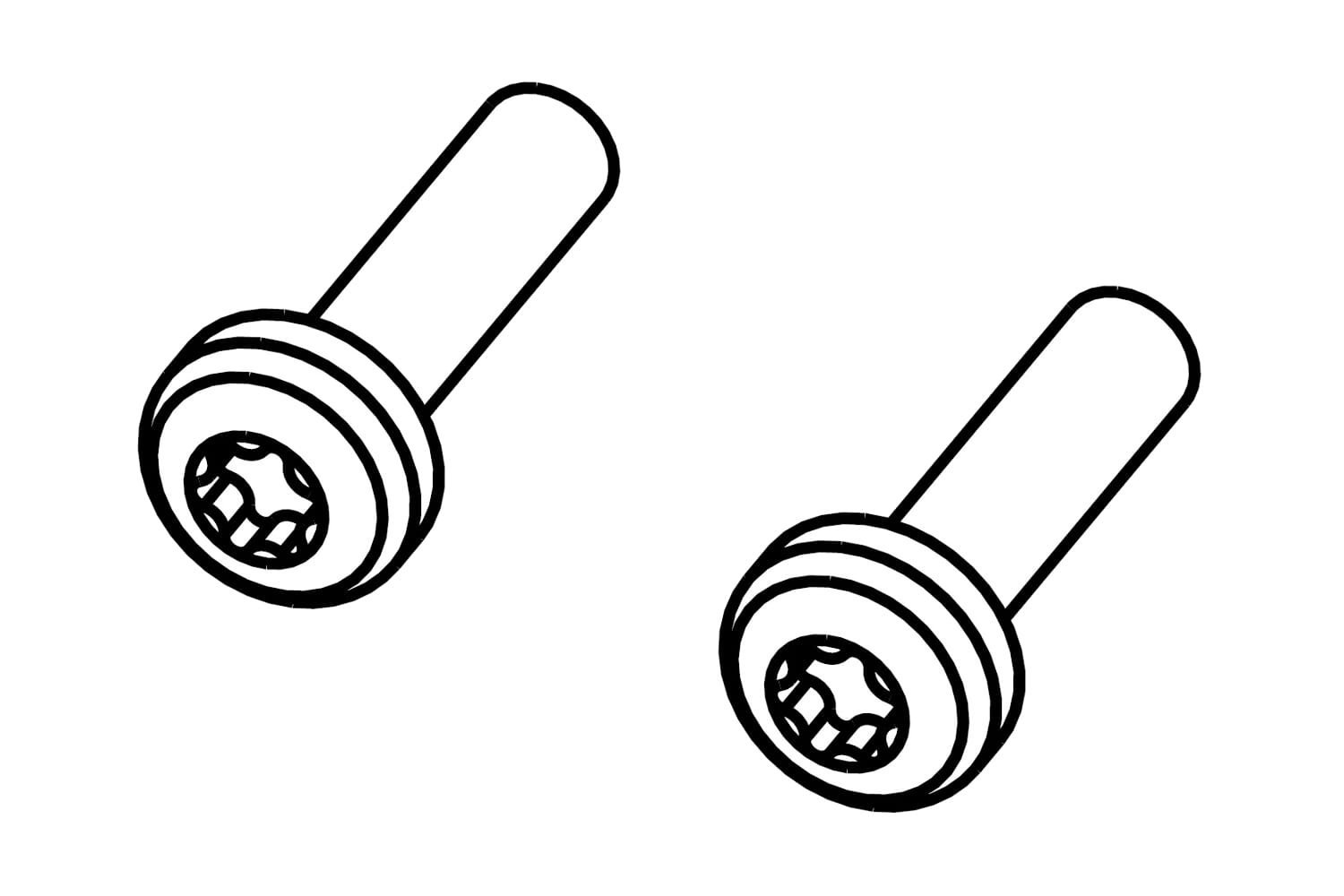 2013 Bosch E-Bike screw set hexagon socket M5x20