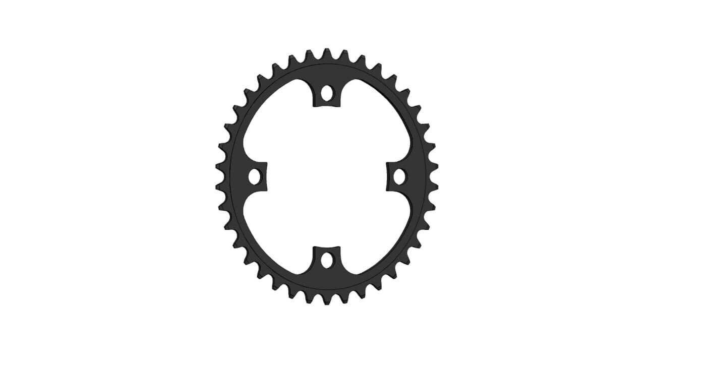 Kettenblatt für Bosch Gen 1, Gen 3 + Gen 4 40 Zähne 1/2 x 3/32 verstärkt