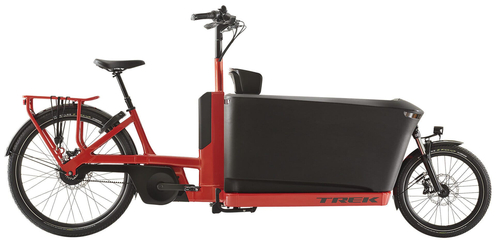 Trek Fetch+ 4 Cargo Bike 2023 lava