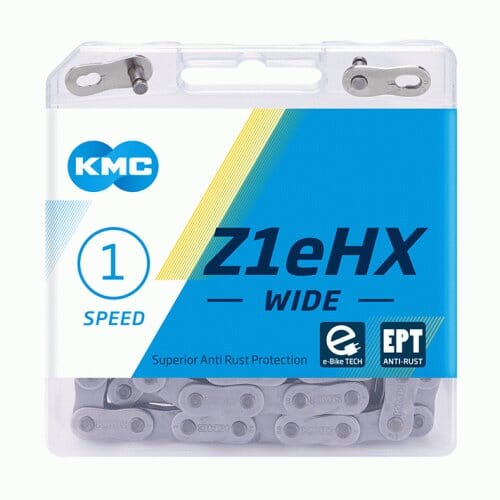 KMC Z1eHX Wide EPT - eBike chain - 112 links silver