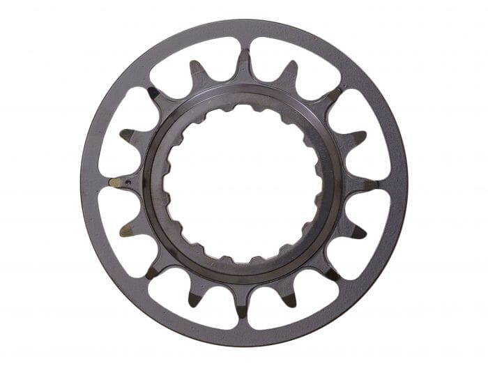 Flyer motor sprocket Bosch 16 teeth with trouser guard black