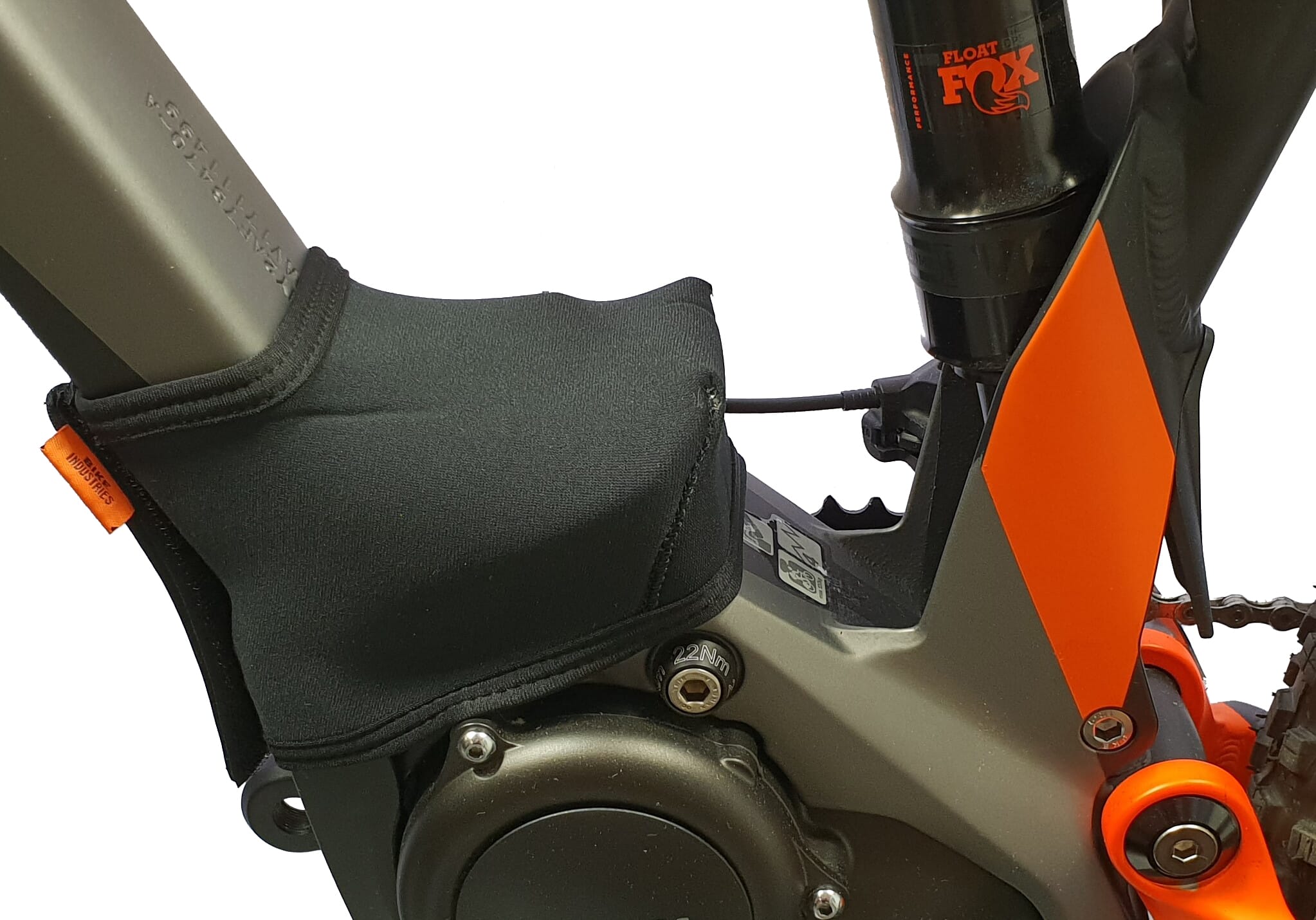 KTM protective neoprene cover for semi-integrated frame batteries intake