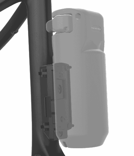 Battery holder for TQ range extender - seat tube attachment