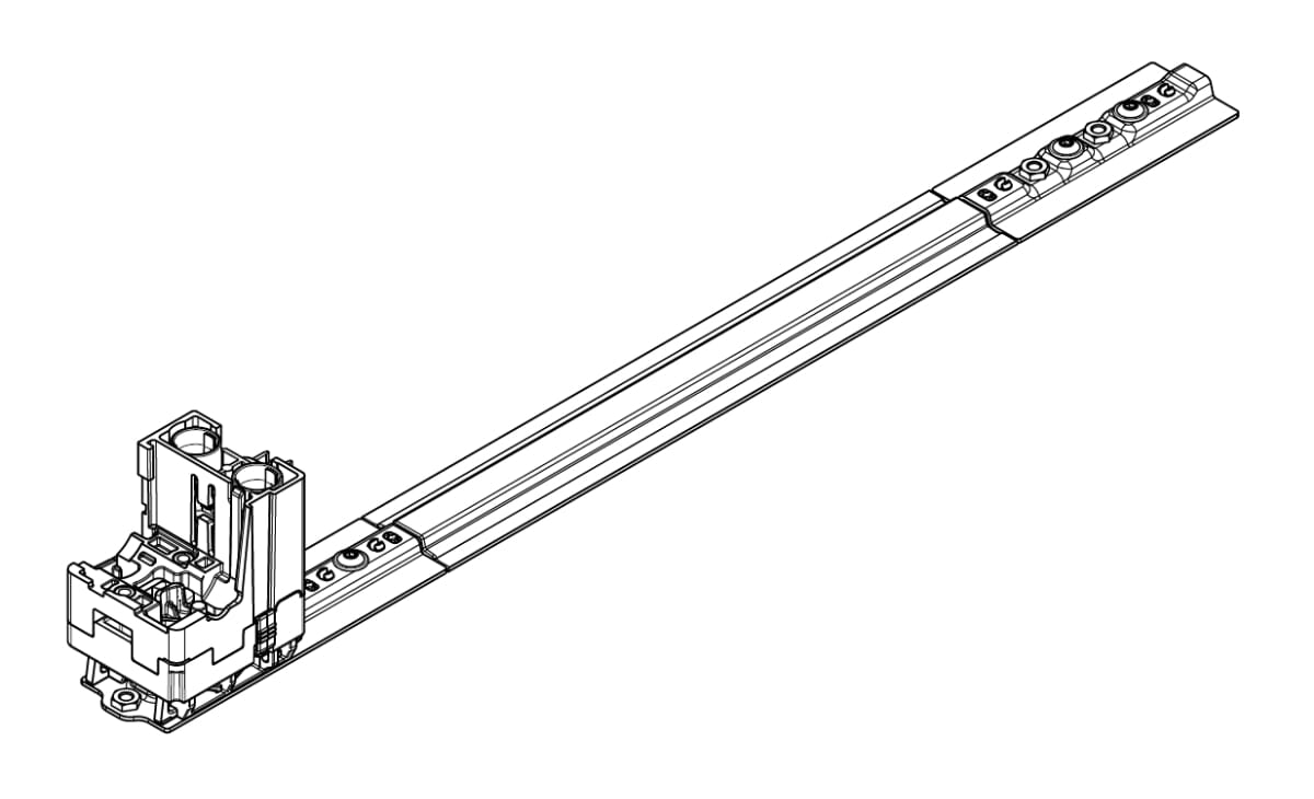 Bosch CompactTube 400 battery holder - vertical with key