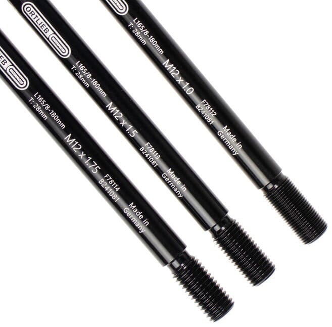 Ortlieb Thru Axle M6 Connector - thread pitch variants